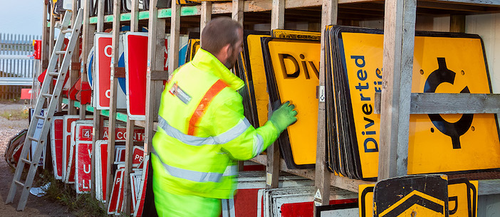 Road Signs Hire Block