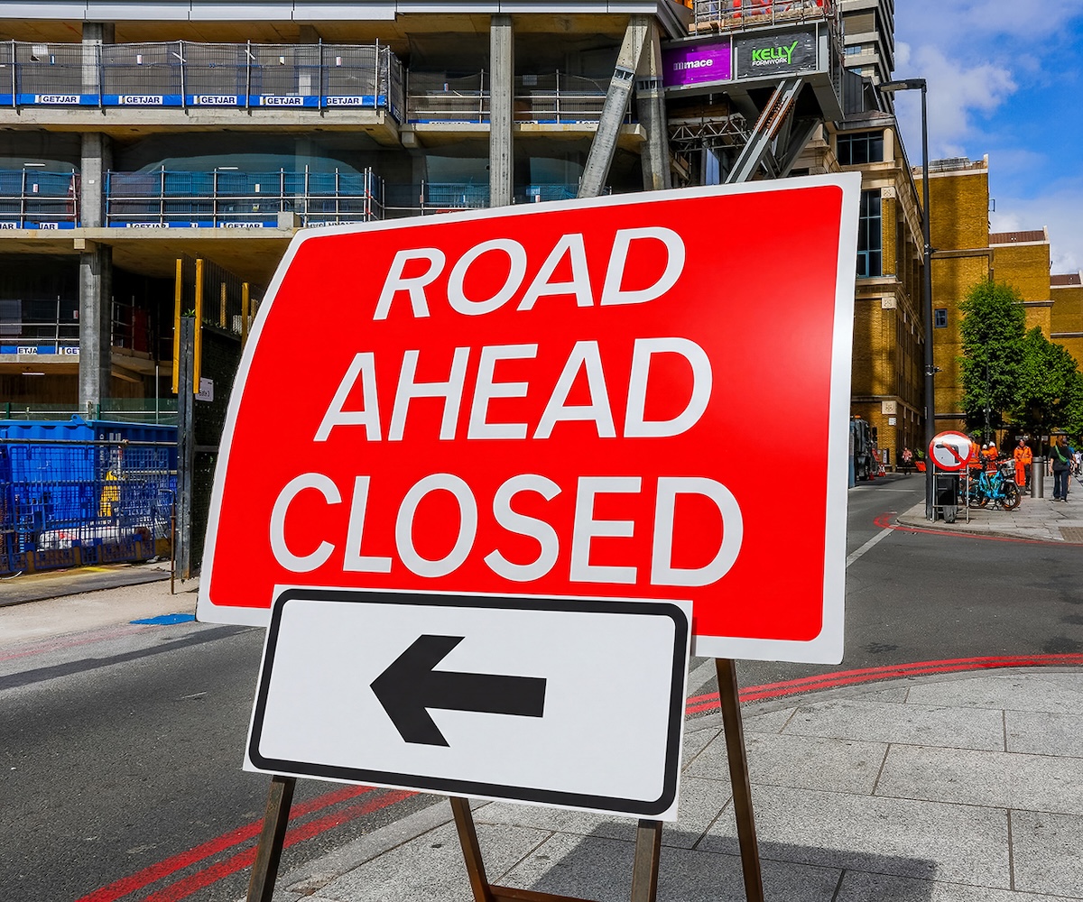 Road Signs Block Retouched